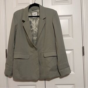 Abercrombie & Fitch Women's Sage Single-breasted Blazer